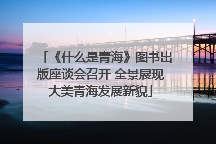 《什么是青海》图书出版座谈会召开 全景展现大美青海发展新貌