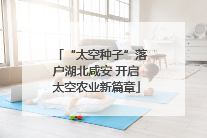 “太空种子”落户湖北咸安 开启太空农业新篇章