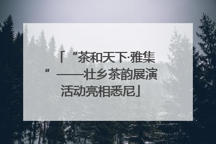 “茶和天下·雅集”——壮乡茶韵展演活动亮相悉尼