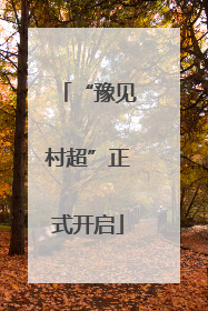 “豫见村超”正式开启