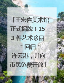 王宏喜美术馆正式揭牌！153 件艺术珍品 “ 回归 ” 连云港，并向市民免费开放