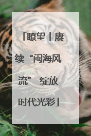 瞭望丨赓续“闽海风流” 绽放时代光彩