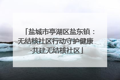 盐城市亭湖区盐东镇：无结核社区行动守护健康 ·共建无结核社区