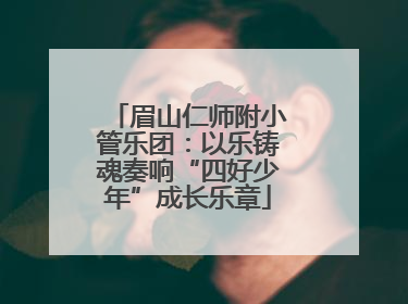 眉山仁师附小管乐团：以乐铸魂奏响“四好少年”成长乐章