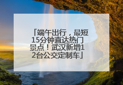端午出行，最短15分钟直达热门景点！武汉新增12台公交定制车