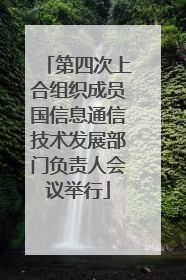 第四次上合组织成员国信息通信技术发展部门负责人会议举行