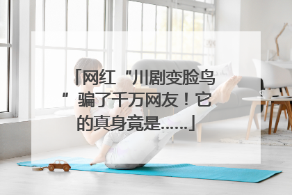网红“川剧变脸鸟”骗了千万网友！它的真身竟是……
