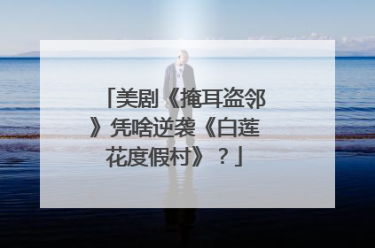 美剧《掩耳盗邻》凭啥逆袭《白莲花度假村》？
