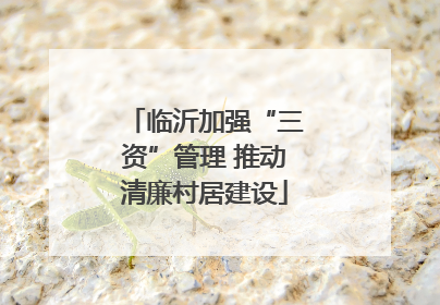 临沂加强“三资”管理 推动清廉村居建设