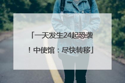 一天发生24起恐袭！中使馆：尽快转移