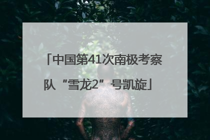 中国第41次南极考察队“雪龙2”号凯旋