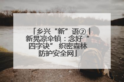 乡兴“新”语②丨新晃凉伞镇：念好“四字诀” 织密森林防护安全网