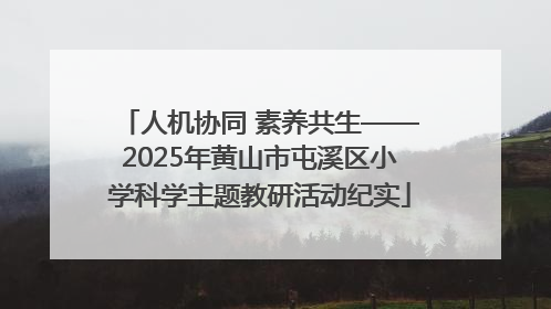 人机协同 素养共生——2025年黄山市屯溪区小学科学主题教研活动纪实