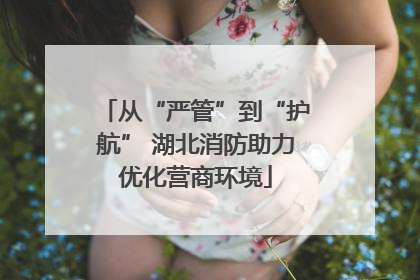 从“严管”到“护航” 湖北消防助力优化营商环境