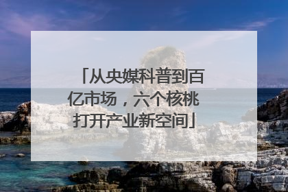从央媒科普到百亿市场，六个核桃打开产业新空间