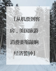 从机票到客房，美国旅游消费萎缩敲响经济警钟