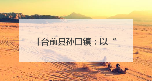 台前县孙口镇：以“红色引擎”驱动乡村建设“绿色发展”
