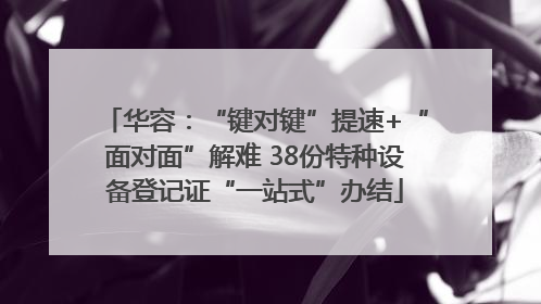 华容：“键对键”提速+“面对面”解难 38份特种设备登记证“一站式”办结