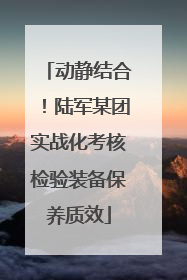 动静结合！陆军某团实战化考核检验装备保养质效
