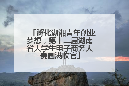 孵化湖湘青年创业梦想，第十二届湖南省大学生电子商务大赛圆满收官