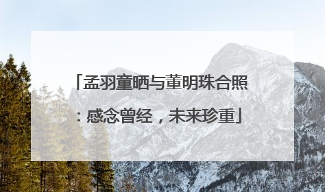 孟羽童晒与董明珠合照：感念曾经，未来珍重