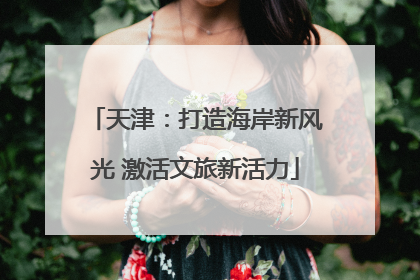 天津：打造海岸新风光 激活文旅新活力