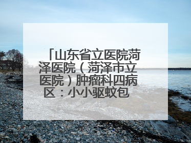 山东省立医院菏泽医院（菏泽市立医院）肿瘤科四病区：小小驱蚊包 暖暖医患情