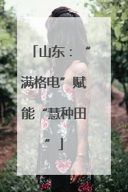 山东：“满格电”赋能“慧种田”