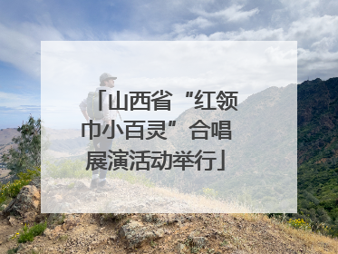 山西省“红领巾小百灵”合唱展演活动举行