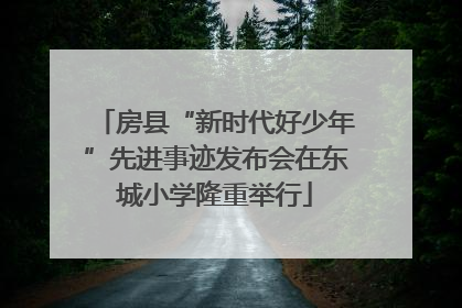 房县“新时代好少年”先进事迹发布会在东城小学隆重举行