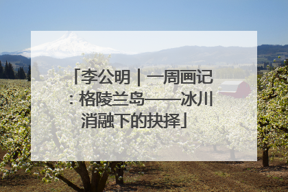 李公明｜一周画记：格陵兰岛——冰川消融下的抉择