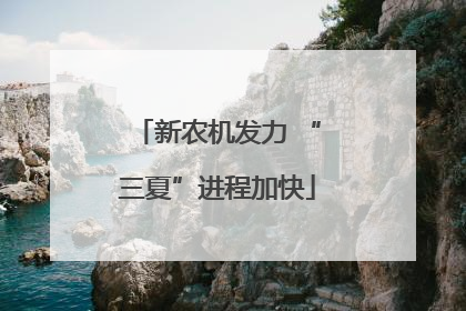 新农机发力 “三夏”进程加快