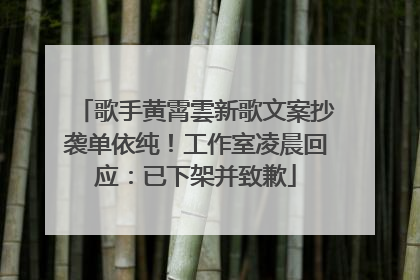 歌手黄霄雲新歌文案抄袭单依纯！工作室凌晨回应：已下架并致歉