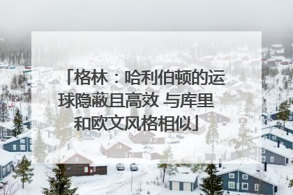 格林：哈利伯顿的运球隐蔽且高效 与库里和欧文风格相似