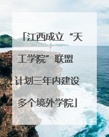 江西成立“天工学院”联盟 计划三年内建设多个境外学院