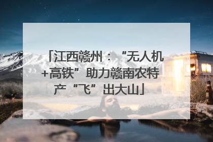 江西赣州：“无人机+高铁”助力赣南农特产“飞”出大山