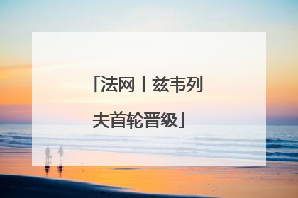 法网丨兹韦列夫首轮晋级