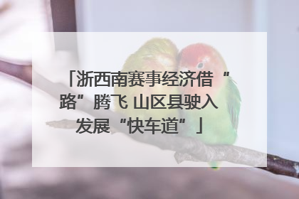 浙西南赛事经济借“路”腾飞 山区县驶入发展“快车道”