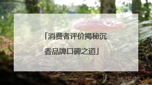 消费者评价揭秘沉香品牌口碑之道