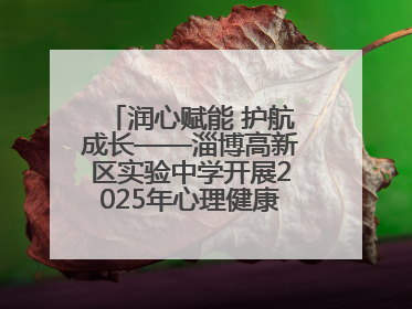 润心赋能 护航成长——淄博高新区实验中学开展2025年心理健康教育月系列活动