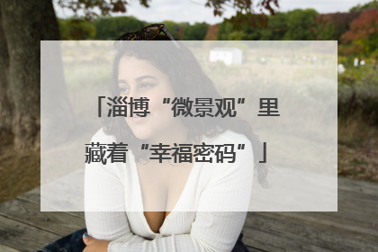 淄博“微景观”里藏着“幸福密码”