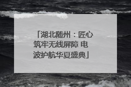 湖北随州：匠心筑牢无线屏障 电波护航华夏盛典