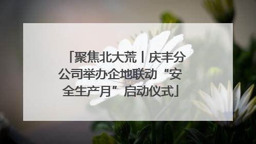 聚焦北大荒丨庆丰分公司举办企地联动“安全生产月”启动仪式