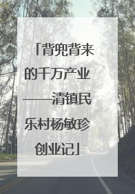 背兜背来的千万产业——清镇民乐村杨敏珍创业记