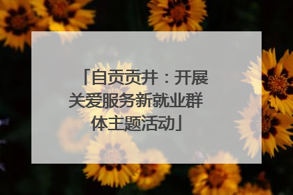 自贡贡井：开展关爱服务新就业群体主题活动