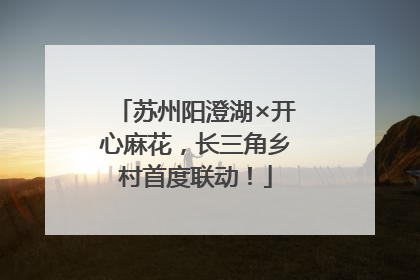 苏州阳澄湖×开心麻花，长三角乡村首度联动！