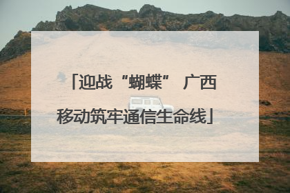 迎战“蝴蝶” 广西移动筑牢通信生命线