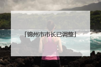 锦州市市长已调整