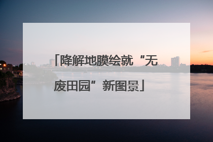 降解地膜绘就“无废田园”新图景