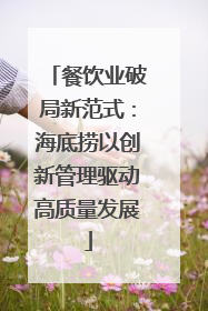 餐饮业破局新范式：海底捞以创新管理驱动高质量发展